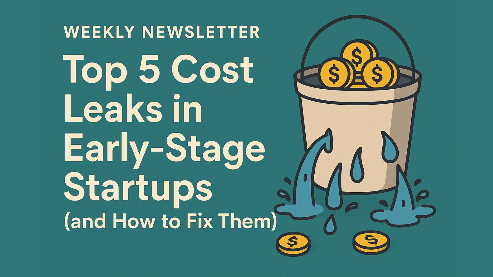 8. Top 5 Cost Leaks in Early-Stage Startups (and How to Fix Them)