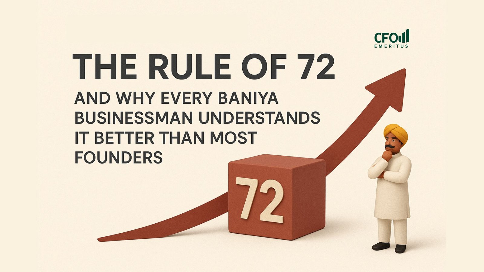 The Rule of 72 — And Why Every Baniya Businessman Understands It Better Than Most Founders