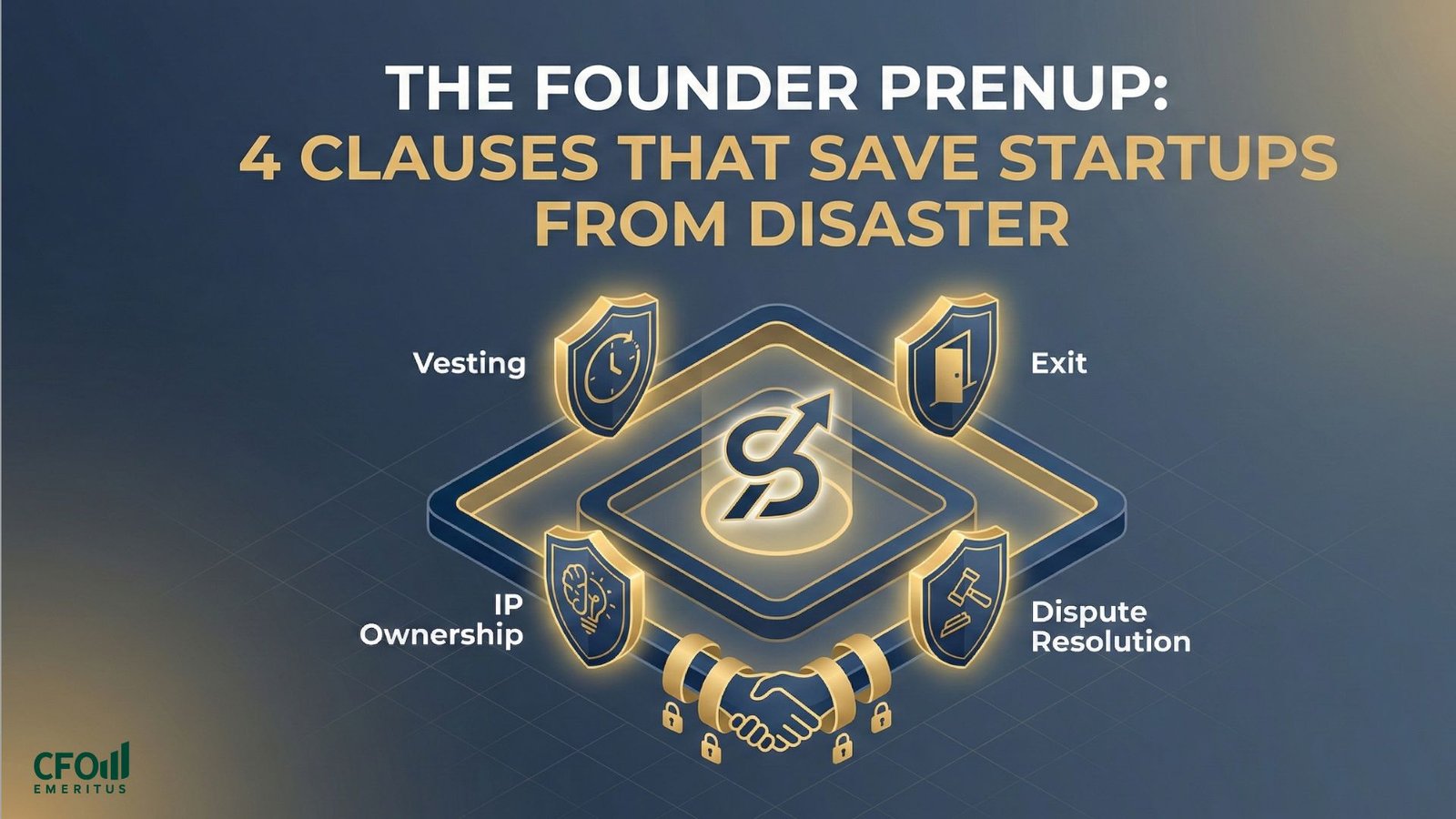The Founder Prenup 4 Clauses That Save Startups from Disaster